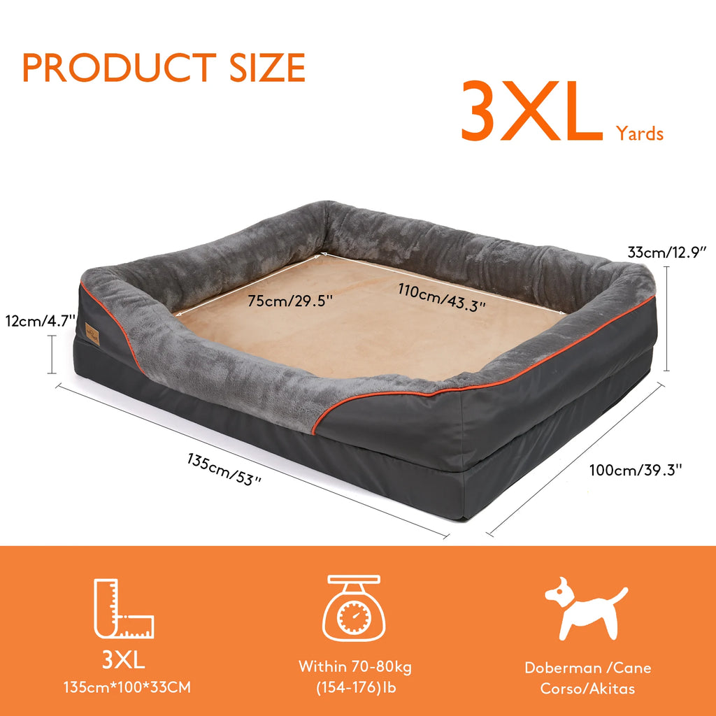 PawNest™ Cozy Orthopedic Dog Bed – Soft, Washable & Anti-Allergy