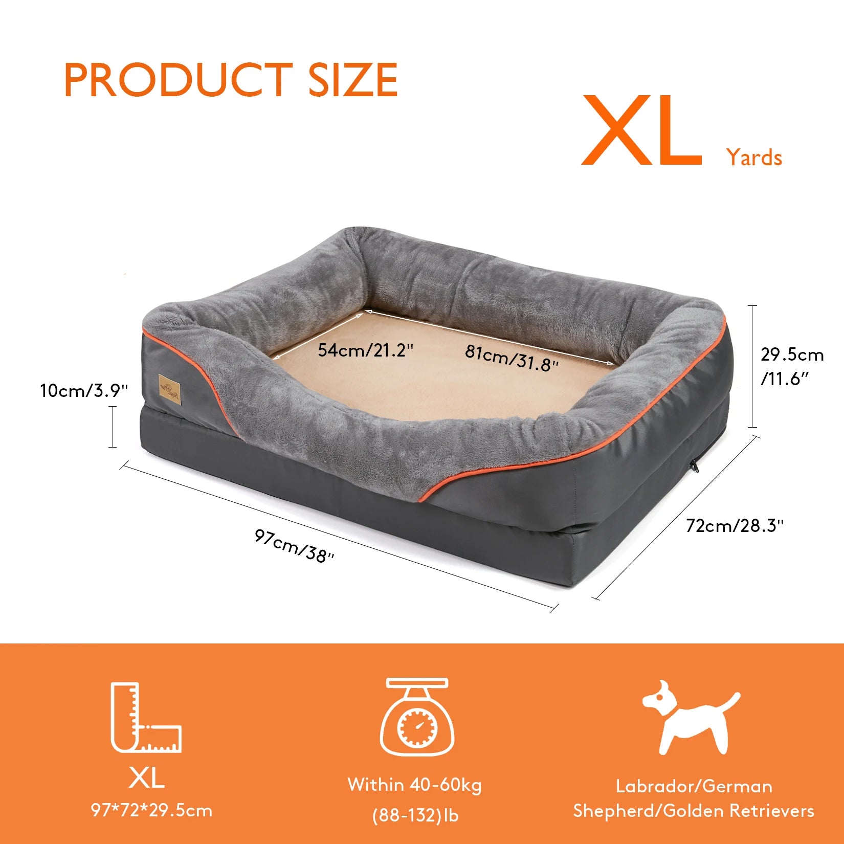 PawNest™ Cozy Orthopedic Dog Bed – Soft, Washable & Anti-Allergy
