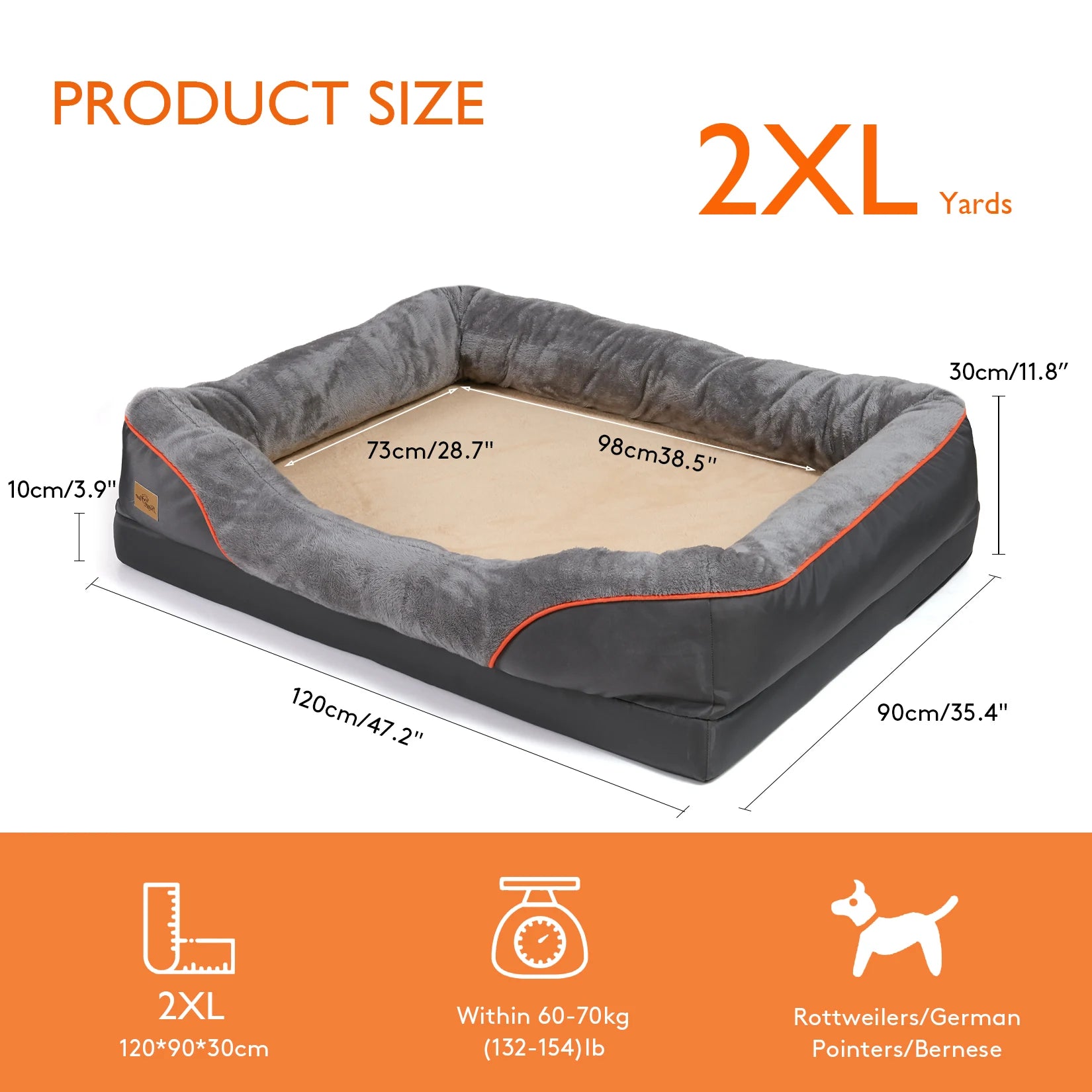 PawNest™ Cozy Orthopedic Dog Bed – Soft, Washable & Anti-Allergy