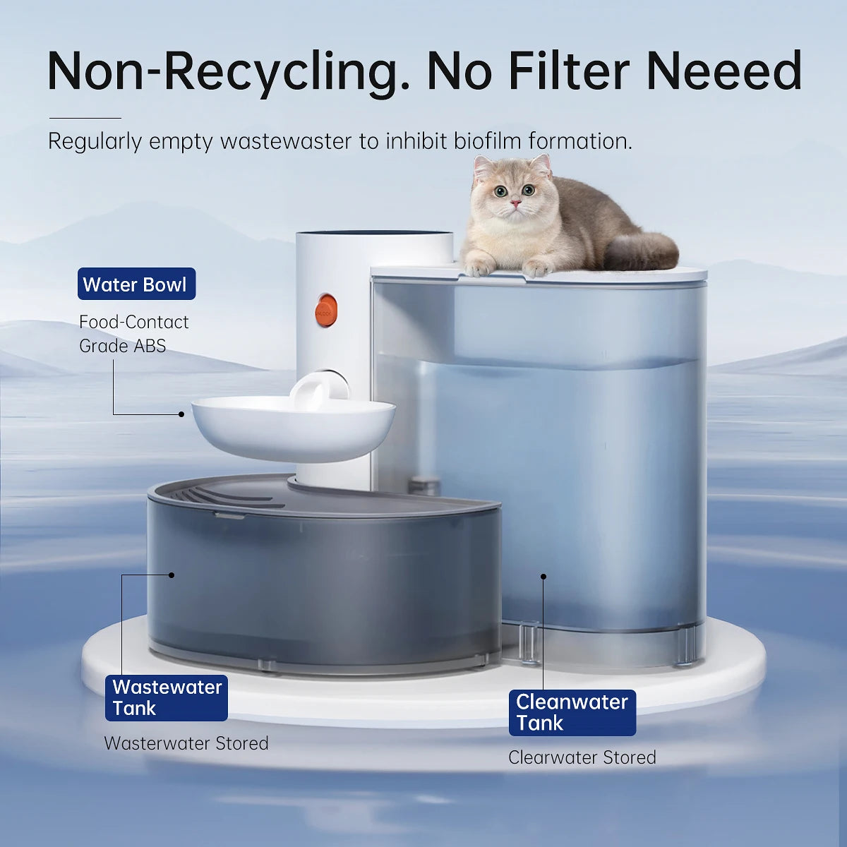 PawNest™ 3000ml Automatic Pet Water Fountain – Ultra-Quiet Cat & Dog Dispenser