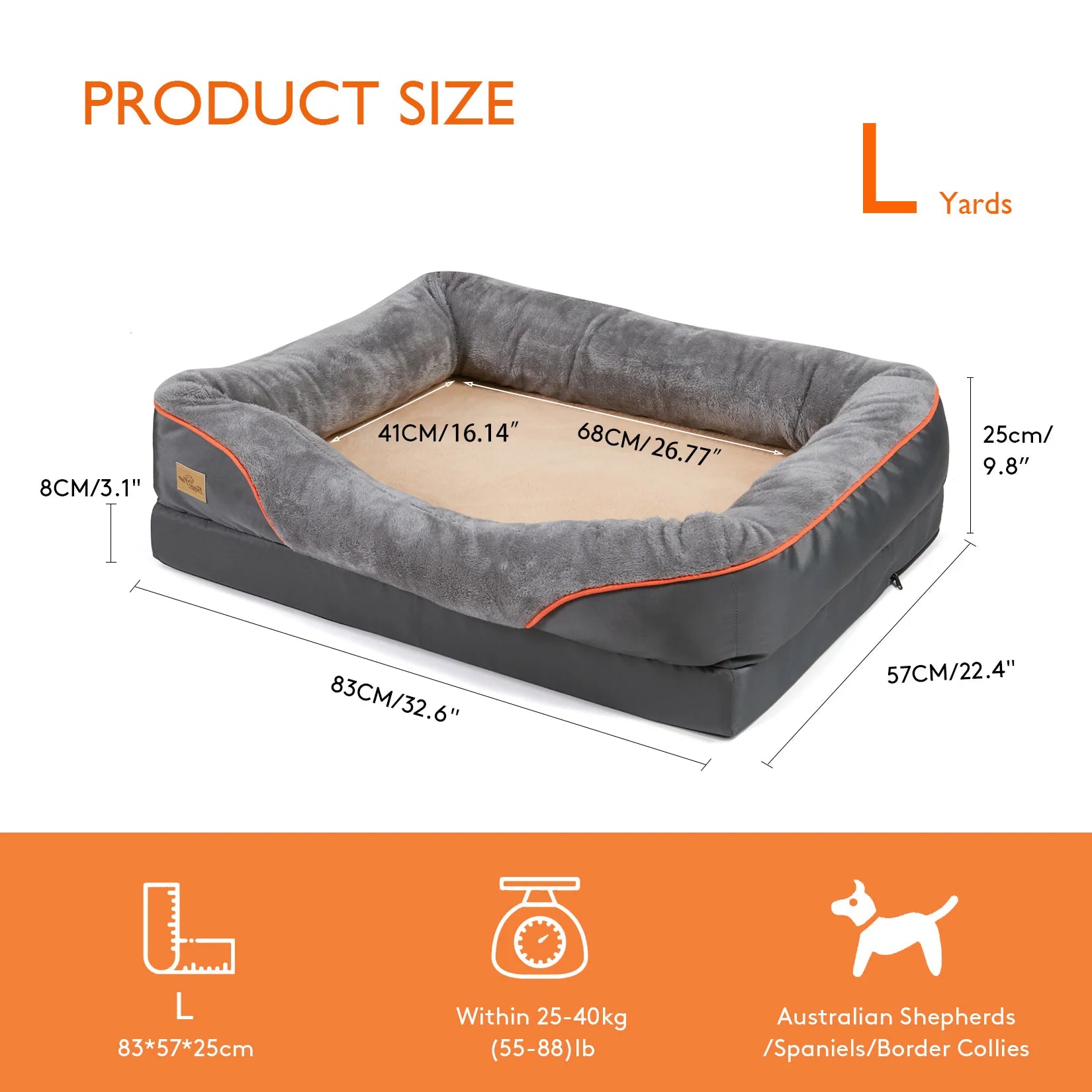 PawNest™ Cozy Orthopedic Dog Bed – Soft, Washable & Anti-Allergy